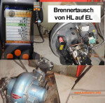 Infos zu Ölbrennertausch, Brennerwechsel, Umstellung Ölbrenner von Hl - Heizöl Leicht auf Heizöl Extraleicht EL
